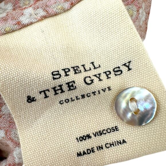 Spell & The Gypsy Portobello Road Babydoll Midi Dress Size XS - Picture 8 of 9